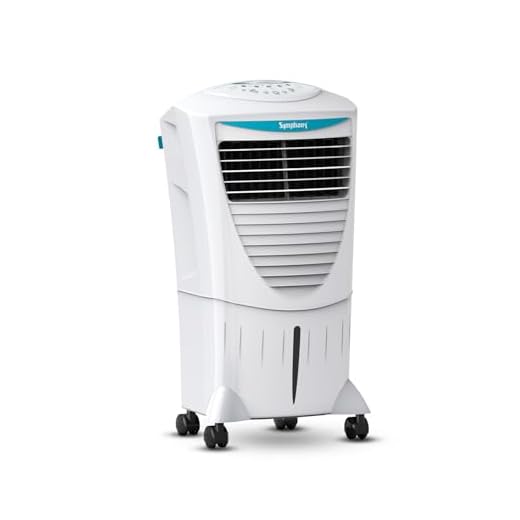 Symphony Hicool i Personal Air Cooler for Home with Remote with Honeycomb Pad, Powerful Blower, i-Pure Technology and Low Power Consumption (31L, White)