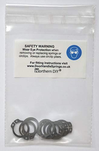 Northern DIY Door Handle Spring Circlip (Pack of 10)