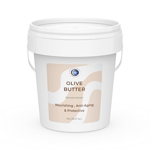 Mystic Moments | Cosmetic Butters | Olive Blended Butter 1Kg - Pure & Natural Cosmetic Butters Vegan GMO Free