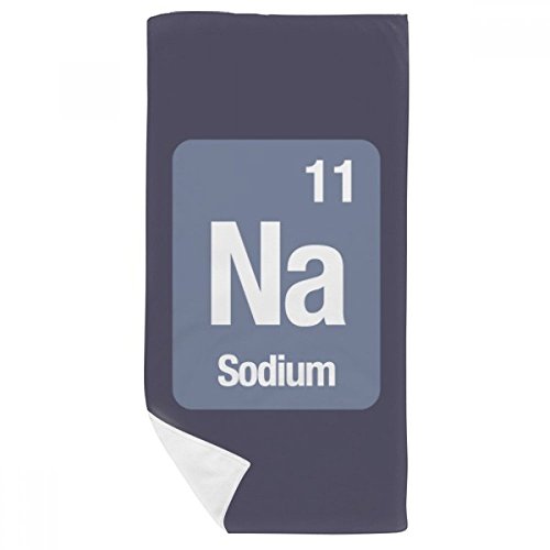 Serviette Na Sodium débarbouillette douce pour peau sensible 35x70cm