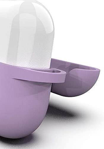 ZAGG Gear 4 Apollo Protective Case for Airpods Pro Slim, Silicone, Wireless Charging, (Purple), neon pink - Image 3