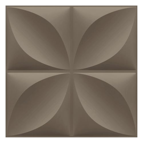 Image of Kayra Decor Wall Panels for Bedroom Butterfly Design Mega Graige Color 19.7 inch x 19.7 inch (Pack of 12) - Covers 32.34 Sq. Ft.