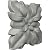 Ekena Millwork ONL03X03X01OD 3 3/8-Inch W X 3 3/8-Inch H X 1/2-Inch P Odessa Onlay