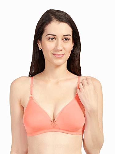 Image of SONARI Omania Womens Non-Padded Cotton Polyester Bras - Solid, Non-Wired, Medium Coverage, Hand Washable (Pack of 2)