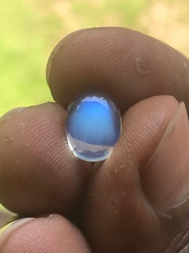 Pierre de lune naturelle cabochon pour fabrication pendentif et collier DIY