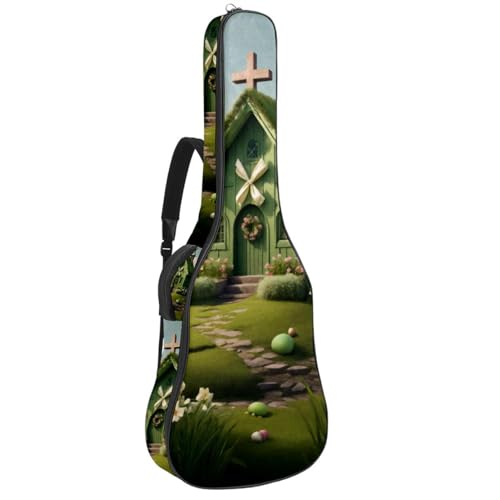 Sac pour guitare folk multicolore idéal pour aller en cours de musique sous la pluie