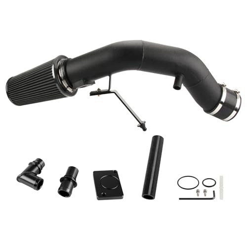 Cold Air Intake Kit for 2003-2007 Ford 6.0L F-250 F-350 Powerstroke Diesel 6.0L (Black)