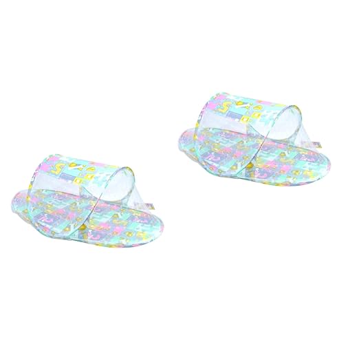Toyvian 2 Pçs Rede De Bebê Para Bebê Dobrável Rede De Cama De Bebê Dobrável Rede De Berço De Bebê Yu