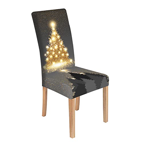 KELUINA Housses de Chaise de Noël Extensibles pour Salle à Manger Housses de Chaise de Salle à Manger Housses de Chaise de Cuisine (Printed 9,1) Cover