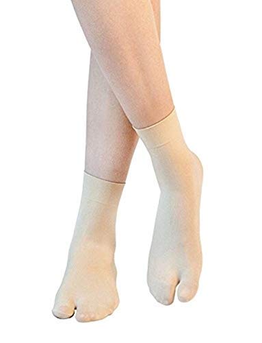 Skin Ultra thin ankle length Transparent Nylon Summer skin socks With thumb for women & Girl's (Pack of 10)-image-46