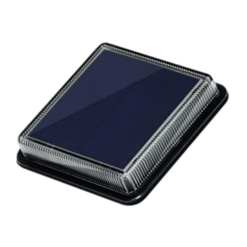 FIXOSHEE 1Pc Solar Outdoor Light LED Step Lamp for Garden Patio Decks and Stairs Durable Pressure Resistant Material Portable Landscape Lighting Tool