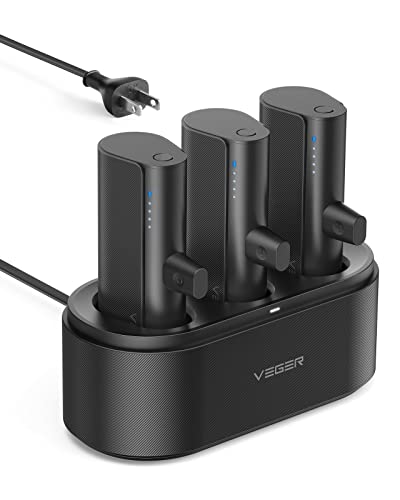 Veger 3Pcs 5000Mah Portable Android Chargers Charging Station Kit, Shared Charging Station Dock With 3 Powerbanks Set For Home Pub Office Restaurant Hotel Party #TOP5
