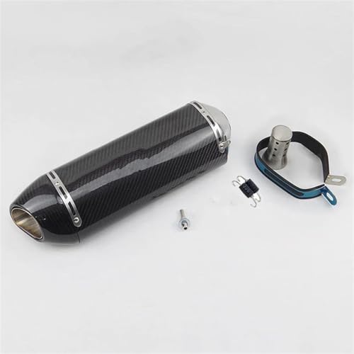 Silencieux d'échappement 51mm en véritable fibre de carbone pour votre moto cross Yamaha R6