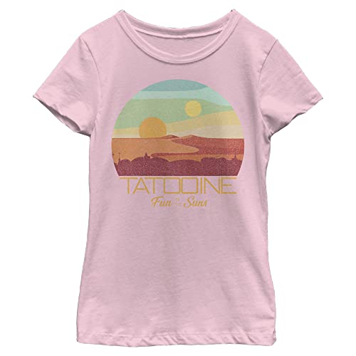 STAR WARS Tatooine Fun Girls Short Sleeve Tee Shirt