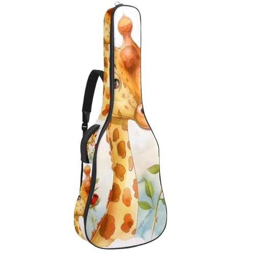 Housse guitare classique 106,7 cm et basse électrique avec sac à dos de transport
