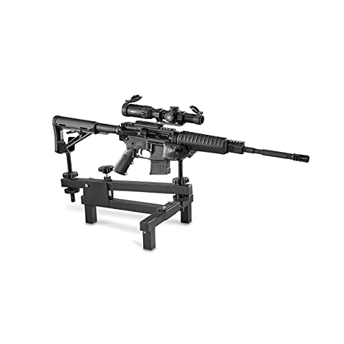 Guide Gear Shooting Rifle Bench Rest for Outdoor Range, Adjustable Portable Stand
