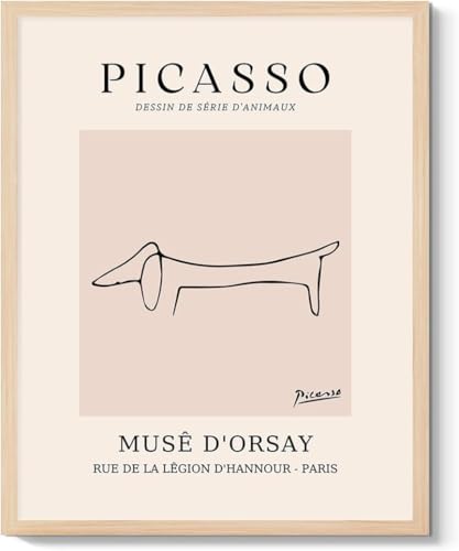 Toile peinture minimaliste Picasso pour sublimer votre déco intérieure sans cadre 30x40