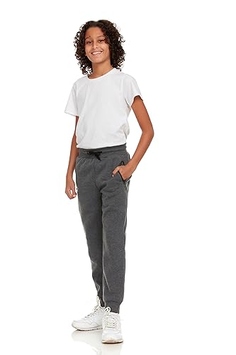 Pure Champ 3Pk Boys Sweatpants Fleece Athletic Workout Kids Clothes Boys Joggers With Zipper Pocket And Drawstring Size 4-20 thumb #5