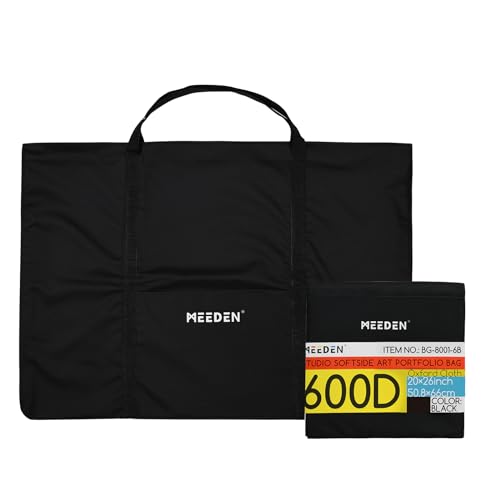 MEEDEN Kunstmappe Tragetaschen, 600D Oxford-Stoff Wasserdicht...