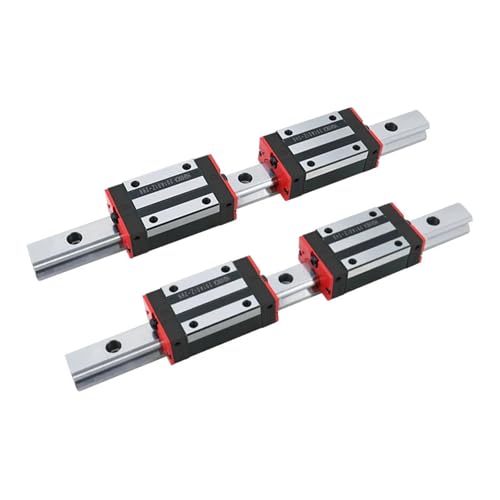 Rail de guidage linéaire HGH15 rigide de 15mm assurant un glissement fluide sans jeu