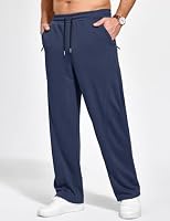 TARAINYA Baggy Jogginghose Herren Baumwolle mit Zipper Taschen – Ansicht 8
