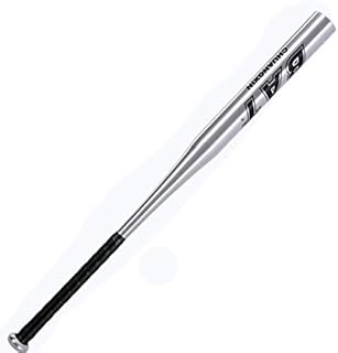 34 Inch Aluminium Baseball Bat Sport Baseball Bat Bar Stick Metal Waterproof Anti Slip Handle Silver For Training and Practise