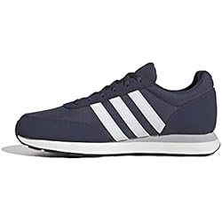 adidas Run 60s 3.0, Zapatillas de Running Hombre, Azul Shadow Navy FTWR White Core Black, 41 1/3 EU