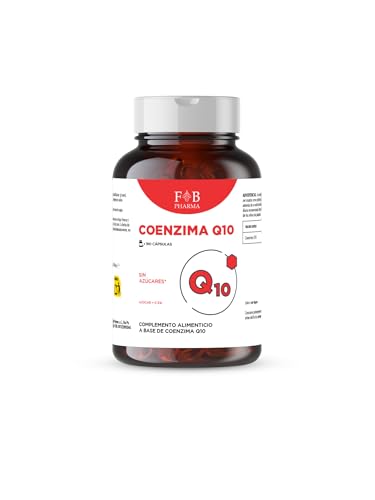 FB PHARMA - COENZIMA Q10-180 perlas en soft gel de coenzima Q10 120mg ubiquinona para piel, huesos y articulaciones - Fórmula estudiada en Italia