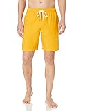 Amazon Essentials Herren Badehose, Schnell Trocknend, 23 cm, Mango, S