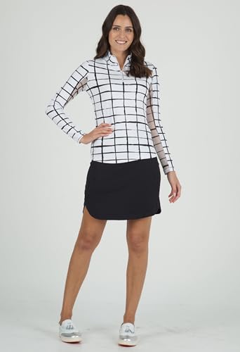 Cordova Print Long Sleeve Mock Neck Top-Cordova Print Long Sleeve Mock Neck Top-104954