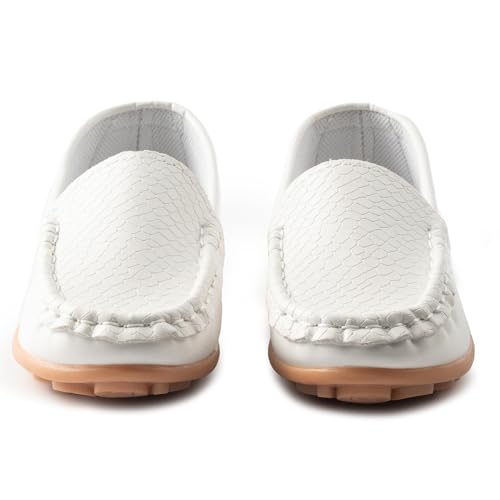 Image of Boys Girls Loafers Dress Flats Slip-On Oxford Casual Moccasins School Walking Boat Shoes(Toddler /Little Kid /Big Kid)