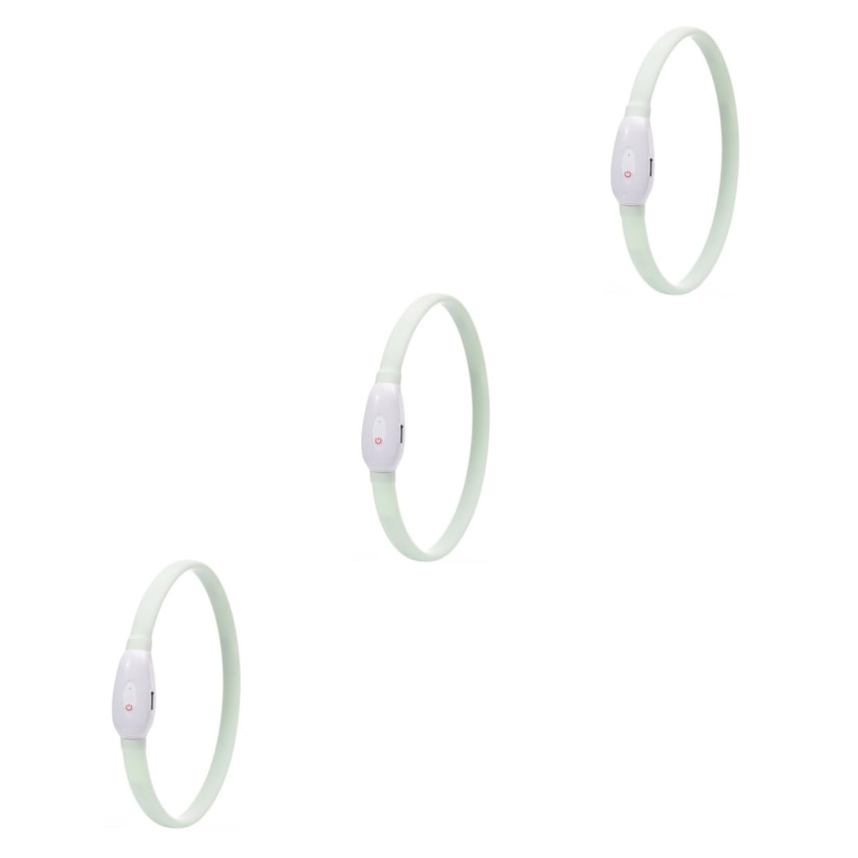 Toddmomy 3juegos Collar Led USB Recargable para Collar Luminoso y para Seguridad Nocturna