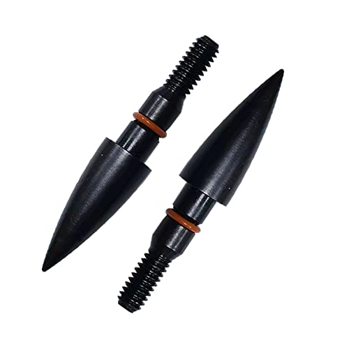 Field Points Arrowheads 100 Grains Archery Field Points,5/16" Steel Screw In Archery Field Tips And Broadheads (1 Dozen 12 Pcs) #TOP3