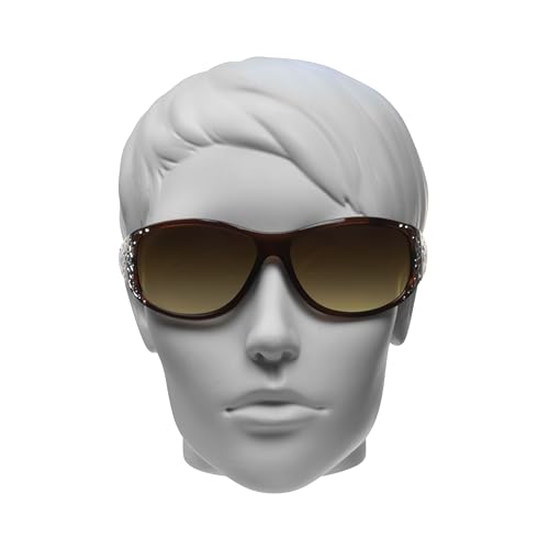 proSPORT Women Chic Oversized Rhinestone Silver Butterfly Crystal Bling Trendy Fashion Sparkle Sunglass3