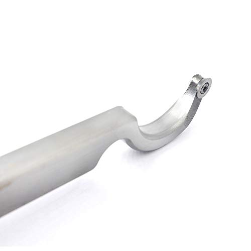 Hollower Swan Neck Woodturning Lathe Tipped Tool Bended Lathe Chisel Tool Hollower With 12Mm Round Carbide Insert And A Screw And Star Key Wrench For Wood Hobbyist Or Diy Or Carpenter, Rc-12 #TOP5