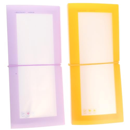 Alipis 2pièces Organisateur Autocollants Lot De Album De Présentation Pour Timbres Et Stickers Album De Rangement Pour Et Fournitures Scolaires