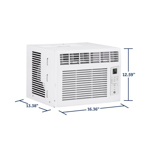 Image of GE 6,000 BTU Electronic Window Air Conditioner with Auto Restart, Remote Control (up to 250 sq ft.)