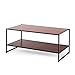 ZINUS TV Stand with Shelf, 40 Inch, Red mahogany wood grain