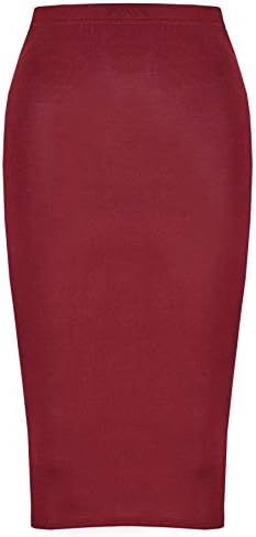 Falda larga roja de niña - 5 a 13 años