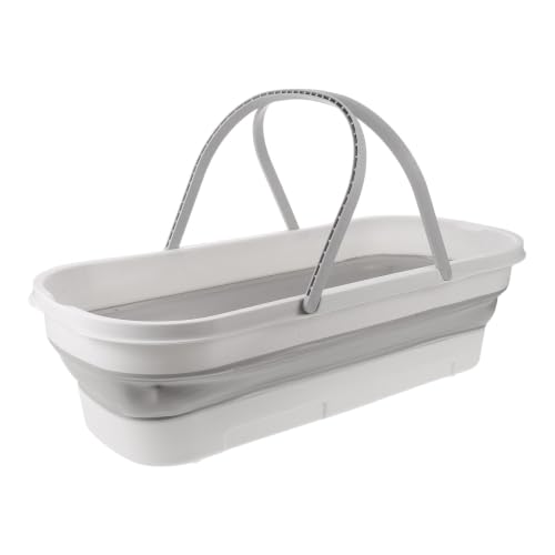 Bañera plegable para pies cubo de plástico ligero multiusos ibasenice para lavado de ropa
