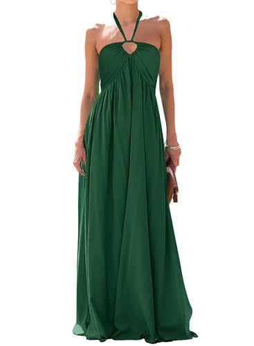 Flowy Dresses for Women Summer Trendy Green Vestidos de Mujer