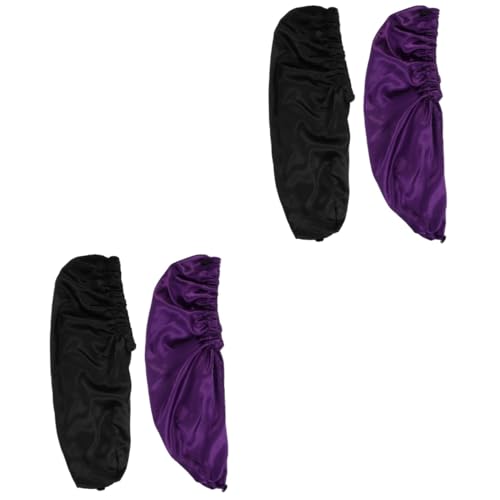 Bonnet de nuit satin contre la casse des cheveux idéale pour routine maquillage