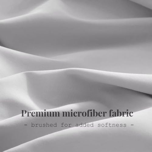 Housse de couette fermeture éclair Zweig lit anthracite - 3