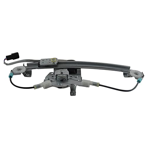 Image of TRQ Rear Right Power Window Regulator & Motor Assembly Passenger Side Compatible with 2004-2005 Chevrolet Classic 1997-2003 Malibu 1997-1999 Oldsmobile Cutlass