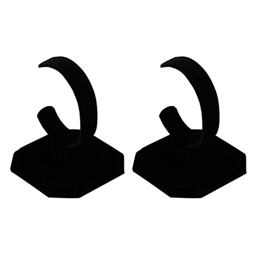 AMHIL Saturey 2 pièces Montre de Luxe présentoir Bracelet vitrine Bijoux Support Accessoires