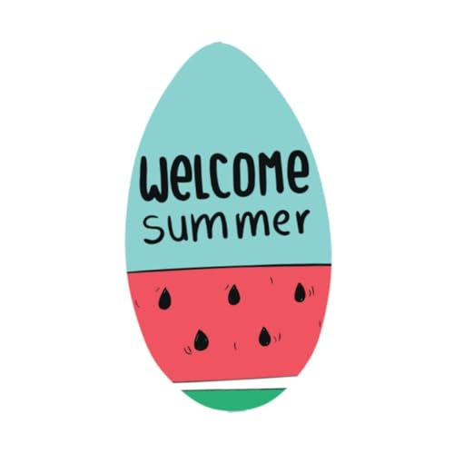 MotiveTech Tabla de Skimboard de Madera con Revestimiento de Alto Brillo, Tabla de Arena para Playa, Tabla de Surf Pequeña para Niños, Principiantes, Adultos, Un, Sandía