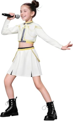 RPixc Disfraz coreano Wave Devil Killer, adecuado para niños, niñas, cazadores, ídolos, Mirazoi, disfraces de escenario con estampado Mira, adecuado para juegos de rol de Halloween (Zoey, 110)