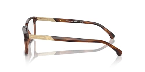 Image of Brooks Brothers mens Bb2019 Rectangular Prescription Eyewear Frames
