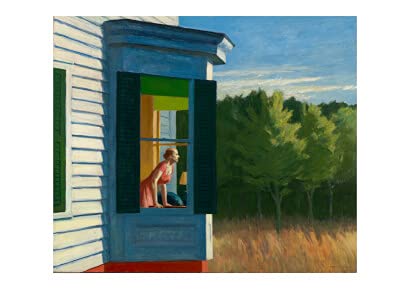 Tableau Edward Hopper Cape Cod Morning en grand cadre XL semi-brillant
