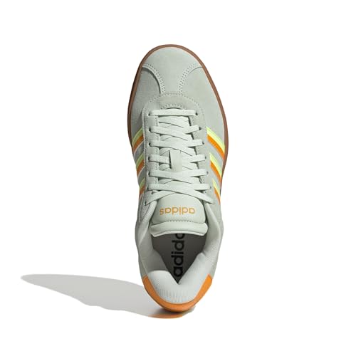 Image of adidas Womens Vl Court Bold Lace Up Sneakers Shoes Casual - Pink